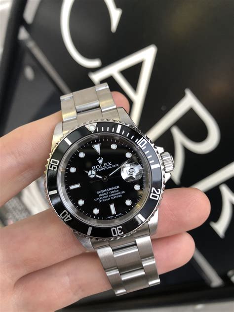 rolex submariner 16610 brown bazel|rolex submariner nuovo.